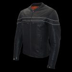 Milwaukee Leather ML1408RT Men’s Retro Brown ‘Savage’ Sporty Crossover Retro Leather Jacket - Image 9