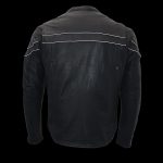 Milwaukee Leather ML1408RT Men’s Retro Brown ‘Savage’ Sporty Crossover Retro Leather Jacket - Image 8