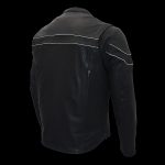 Milwaukee Leather ML1408 Men’s Black ‘Savage’ Sporty Crossover Leather Jacket - Image 8