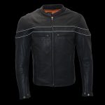 Milwaukee Leather ML1408RT Men’s Retro Brown ‘Savage’ Sporty Crossover Retro Leather Jacket - Image 7