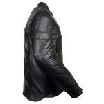 Milwaukee Leather ML1408 Men’s Black ‘Savage’ Sporty Crossover Leather Jacket - Image 16