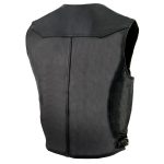 Milwaukee Leather ML1927 Men’s Black Premium Leather Side Buckle Motorcycle Rider Vest w/ Eagle Nickel Snaps Closure - Image 11