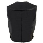Milwaukee Leather ML1927 Men’s Black Premium Leather Side Buckle Motorcycle Rider Vest w/ Eagle Nickel Snaps Closure - Image 9