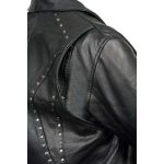 Milwaukee Leather ML1948 Women’s Classic Riveted Motorcycle Black Leather Jacket - Image 5