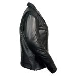 Milwaukee Leather ML1948 Women’s Classic Riveted Motorcycle Black Leather Jacket - Image 4