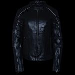 Milwaukee Leather X1952 Women’s Embroidered Wing and Stud Design Black Leather Scooter Jacket - Image 7