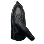 Milwaukee Leather ML2083 Men’s Black Premium Leather Vented Motorcycle Rider Jacket w/ Reflective Piping - Image 13