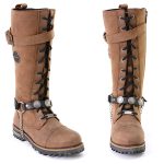 Milwaukee Leather Silver Boot Chain w/ Vintage Native American Medallion & Adjustable Strap -MLA3001 - Image 8