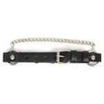Milwaukee Leather Silver Boot Chain w/ Vintage Buffalo Coin Medallion & Adjustable Strap – MLA3002 - Image 3