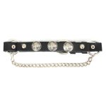 Milwaukee Leather Silver Boot Chain w/ Vintage Buffalo Coin Medallion & Adjustable Strap – MLA3002 - Image 2