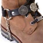 Milwaukee Leather Silver 44 MAG Medallion Boot Chain with Adjustable Strap – MLA3004 - Image 3