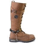 Milwaukee Leather Silver 12 Gauge Shell Medallion Boot Chain with Adjustable Strap – MLA3005 - Image 9