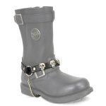 Milwaukee Leather Silver Classic Skull Heads Biker Chain for Motorcycle Boots – MLA3007