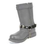 Milwaukee Leather Silver Classic Skull Heads Biker Chain for Motorcycle Boots – MLA3007 - Image 5