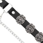Milwaukee Leather Silver Police Emblem Boot Chain with Adjustable Strap – MLA3011 - Image 3