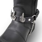 Milwaukee Leather Silver Middle Finger Emblem Boot Chain with Adjustable Strap – MLA3012 - Image 2