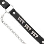 Milwaukee Leather Silver VET Emblem Boot Chain with Adjustable Strap – MLA3013 - Image 3