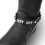Milwaukee Leather Silver VET Emblem Boot Chain with Adjustable Strap – MLA3013 - Image 2