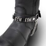 Milwaukee Leather Silver FTW Emblem Boot Chain with Adjustable Strap – MLA3015 - Image 2