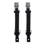 Milwaukee Leather MLA4015 Police Badge Motorcycle Biker Elastic Bungee Clips for Chaps or Pants (Set of 2) - Image 2