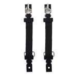 Milwaukee Leather MLA4016 Middle Finger Motorcycle Biker Elastic Bungee Clips for Chaps or Pants (Set of 2) - Image 2