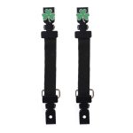 Milwaukee Leather MLA4018 3-Leaf Clover Motorcycle Biker Elastic Bungee Clips for Chaps or Pants (Set of 2) - Image 2