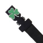 Milwaukee Leather MLA4018 3-Leaf Clover Motorcycle Biker Elastic Bungee Clips for Chaps or Pants (Set of 2) - Image 3