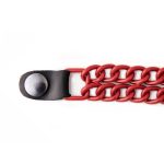 Milwaukee Leather MLA6092 Red 4 Inch 4-PCS Vest Extender Set – Double Chrome Chains w/ Genuine Leather - Image 3
