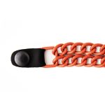 Milwaukee Leather MLA6093 Orange 4 Inch 4-PCS Vest Extender Set – Double Chrome Chains w/ Genuine Leather - Image 3