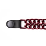 Milwaukee Leather MLA6096 Candy Red 4 Inch 4-PCS Vest Extender Set – Double Chrome Chains w/ Genuine Leather - Image 3