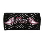 Milwaukee Leather | Bling Designed Wide Headbands-Headwraps for Women Biker Bandana with Angle Wings – MLA8002 - Image 2