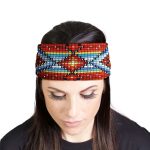 Milwaukee Leather | Bling Designed Wide Headbands-Headwraps for Women Biker Bandana with American Pattern – MLA8031