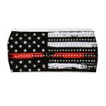 Milwaukee Leather | Bling Designed Wide Headbands-Headwraps for Women Biker Bandana with Red Flag – MLA8036 - Image 2