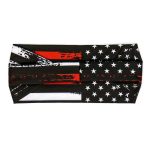 Milwaukee Leather | Bling Designed Wide Headbands-Headwraps for Women Biker Bandana with Red Flag – MLA8036 - Image 3