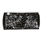 Milwaukee Leather | Bling Designed Wide Headbands-Headwraps for Women Biker Bandana with Ride Like A – MLA8037 - Image 2
