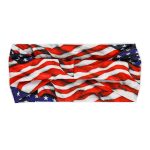 Milwaukee Leather | Bling Designed Wide Headbands-Headwraps for Women Biker Bandana with Waving Flag – MLA8048 - Image 3