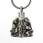 Milwaukee Leather MLB9001 ‘2nd Amendment’ Motorcycle Good Luck Bell | Key Chain Accessory for Bikers - Image 3