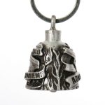 Milwaukee Leather MLB9001 ‘2nd Amendment’ Motorcycle Good Luck Bell | Key Chain Accessory for Bikers - Image 5