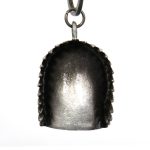 Milwaukee Leather MLB9002 ‘Native Skull’ Motorcycle Good Luck Bell | Key Chain Accessory for Bikers - Image 4