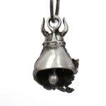 Milwaukee Leather MLB9003 ‘Viking Skull with Helmet’ Motorcycle Good Luck Bell | Key Chain Accessory for Bikers - Image 4