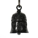 Milwaukee Leather MLB9008 Black ‘Cross’ Motorcycle Good Luck Bell | Key Chain Accessory for Bikers - Image 2