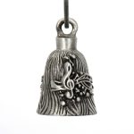 Milwaukee Leather MLB9010 ‘Music Notes’ Motorcycle Good Luck Bell | Key Chain Accessory for Bikers - Image 4