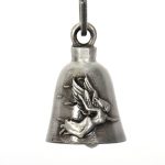 Milwaukee Leather MLB9014 ‘Ride Safely’ Motorcycle Good Luck Bell | Key Chain Accessory for Bikers - Image 2