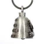 Milwaukee Leather MLB9014 ‘Ride Safely’ Motorcycle Good Luck Bell | Key Chain Accessory for Bikers - Image 3
