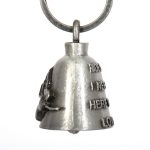 Milwaukee Leather MLB9014 ‘Ride Safely’ Motorcycle Good Luck Bell | Key Chain Accessory for Bikers - Image 5