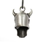 Milwaukee Leather MLB9020 ‘Viking Skull with Red Eyes’ Motorcycle Good Luck Bell | Key Chain Accessory for Bikers - Image 4