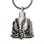 Milwaukee Leather MLB9034 ‘Eagle – Fallen Heroes’ Motorcycle Good Luck Bell | Key Chain Accessory for Bikers - Image 3