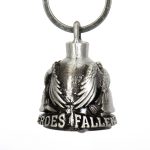 Milwaukee Leather MLB9034 ‘Eagle – Fallen Heroes’ Motorcycle Good Luck Bell | Key Chain Accessory for Bikers - Image 5