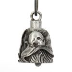 Milwaukee Leather MLB9040 ‘Skull’ Motorcycle Good Luck Bell | Key Chain Accessory for Bikers - Image 2