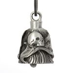 Milwaukee Leather MLB9040 ‘Skull’ Motorcycle Good Luck Bell | Key Chain Accessory for Bikers - Image 4